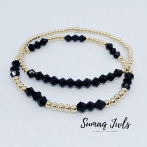 14k Gold Filled / Set 2 Bracelets